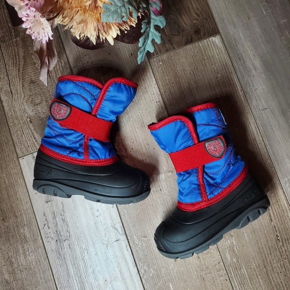 Kamik Toddler Kids Snowbug3 Boot Strong Blue/Red Size 8 EUC - Picture 1 of 16